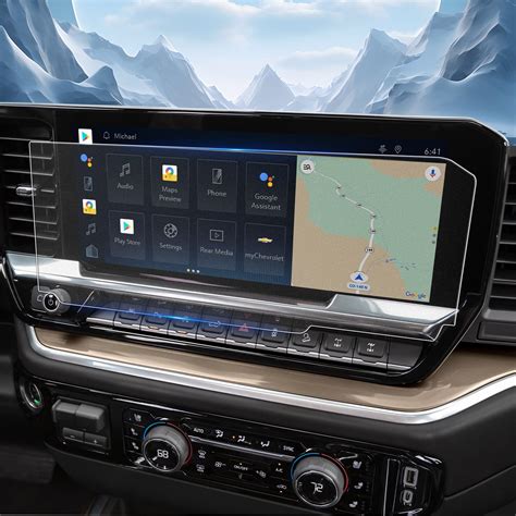 Amazon.com: YEE PIN 2024 Silverado Screen Protector Matte for 2022 2023 ...