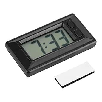 LCD Digital Table Car Dashboard Desk Electronic Clock Date Time ...
