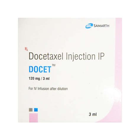 Docet 120 MG Injection (3): Uses, Side Effects, Price & Dosage | PharmEasy