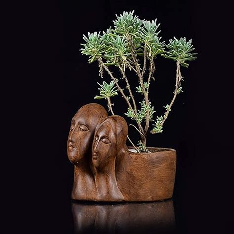 Lasaki Couple Antique Ceramic Pots for Indoor & Outdoor Plants ...