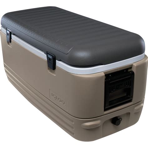 Igloo MaxCold Sportsman Cooler - Hard Sided, Drain Plug - 120 Qt, Beige ...