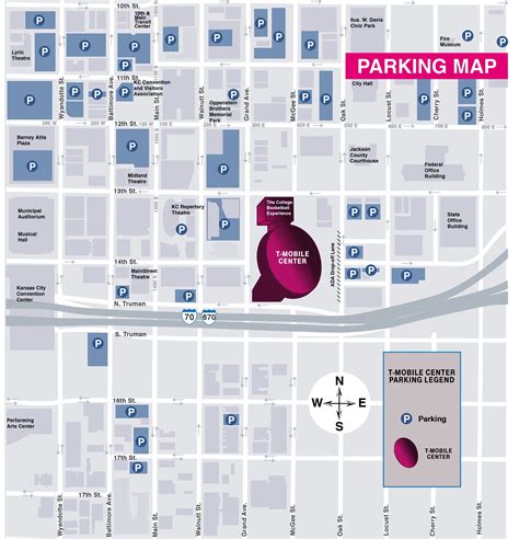 Directions & Parking | T-Mobile Center