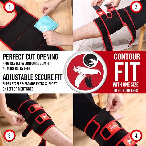 TOUGHITO Knee Ice Pack Wrap - Hot & Cold Knee Brace India | Ubuy