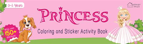 Princesses - Coloring and Sticker Activity Book (With 150+ Stickers ...
