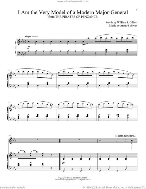 I Am The Very Model Of A Modern Major-General (from The Pirates Of ...