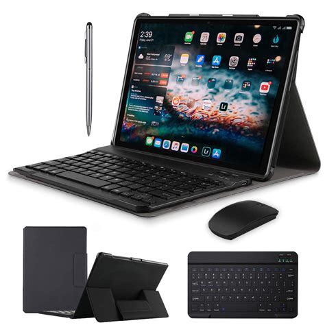 2 in 1 Tablets 10 Inch, Android 9.0 Tablet PC with Wireless Keyboard ...
