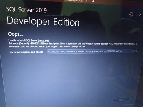 Image result for SQL Server Setup Error
