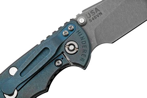 Rick Hinderer XM-18 3,5" Slicer Non-Flipper S45VN Battle Blue Black G10, zakmes | Voordelig ...