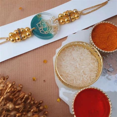 Celebrate RakshaBandhan with Unique Resin Rakhis from The Giftcase