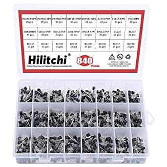 Hilitchi 24-Values 2N2222-S9018 / BC327-BC558 NPN PNP Power General ...