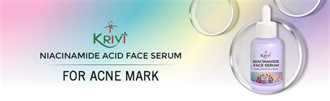 Krivi Niacinamide Face Serum for Acne Marks, Blemishes & Oil Balancing ...