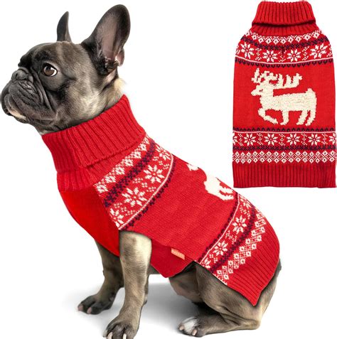 Amazon.com : White Red Ugly Vintage Knit Reindeer Holiday Festive ...