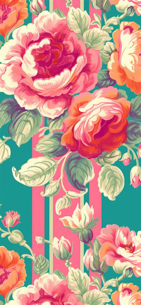 Vintage Floral Preppy Wallpapers - Cool Floral Wallpapers iPhone