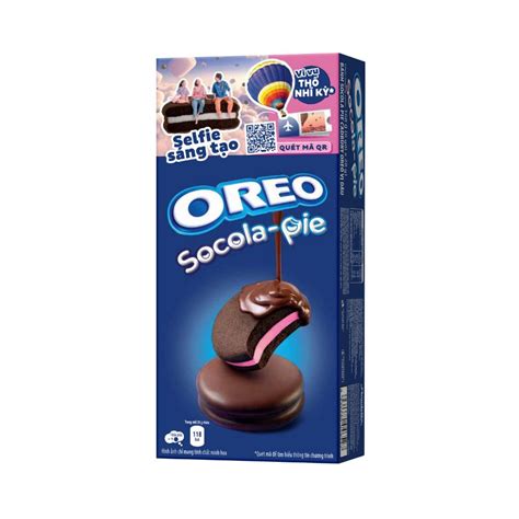 Oreo Choco Pie- Strawberry 180gm – Nosh Gourmet Foods