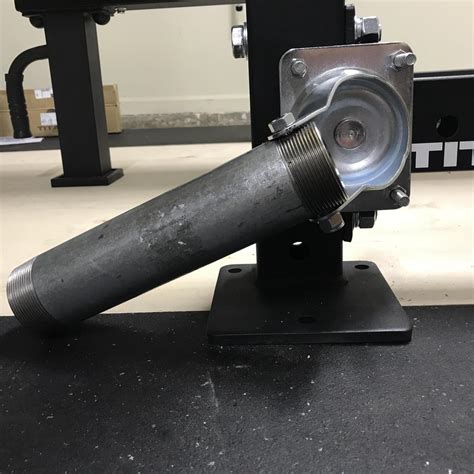 DIY landmine for a Titan T3 rack. Local hardware store liquidated everything so supplies were ...