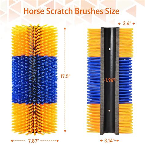 Self-Massage Brush for Cattle & Livestock | Heavy-Duty Grooming Tool ...