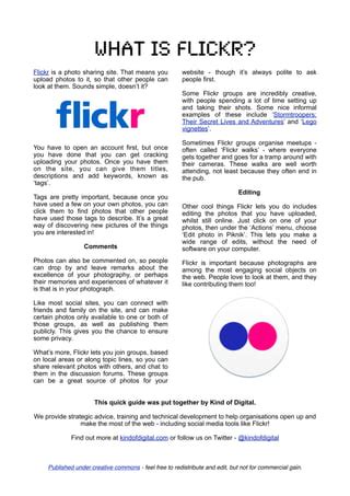What Is Flickr 的图像结果