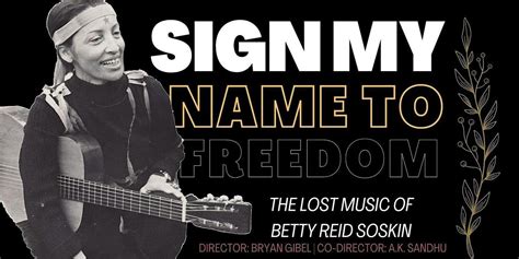 Sign My Name to Freedom: Work Sample Screening & Discussion, February ...