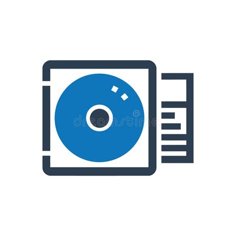 CD disc icon stock vector. Illustration of drive, vector - 373774960