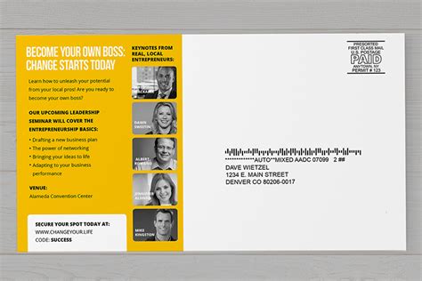 Effective Direct Mail Postcards Design Templates: Guide to creating the ...