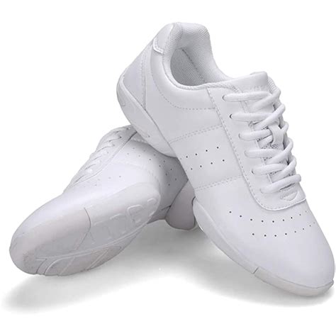 IKAANYA Ultra Light Weight Aerobic Gymnastics Shoes (White, UK 4.5 ...