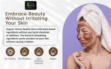 Buy Online Quality Store Arabica A+++ Raw Coffee Powder Body Scrub, 100 ...