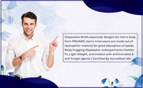 Disposable Underwear Brief for Men for Regular Use, Travel, Trekking ...