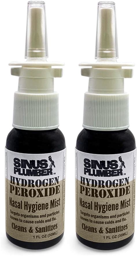 SinusPlumber Sinus Plumber Hydrogen Peroxide Nasal Spray 2 Pack - India ...