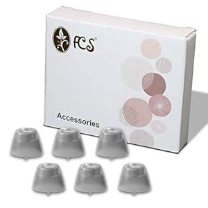FCS Pack of 6 Click Sleeve for Rexton Inox Click-CIC/ITC. (Closed ...