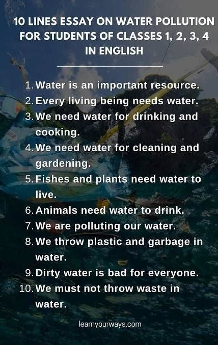 Discoibo five and wasting causes five effects of water. - Brainly.in