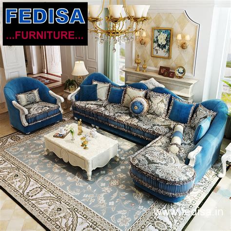 Luxury l shape sofa, l shape leather brown sofa set