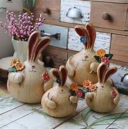 Image result for Resin Rabbit Figurines