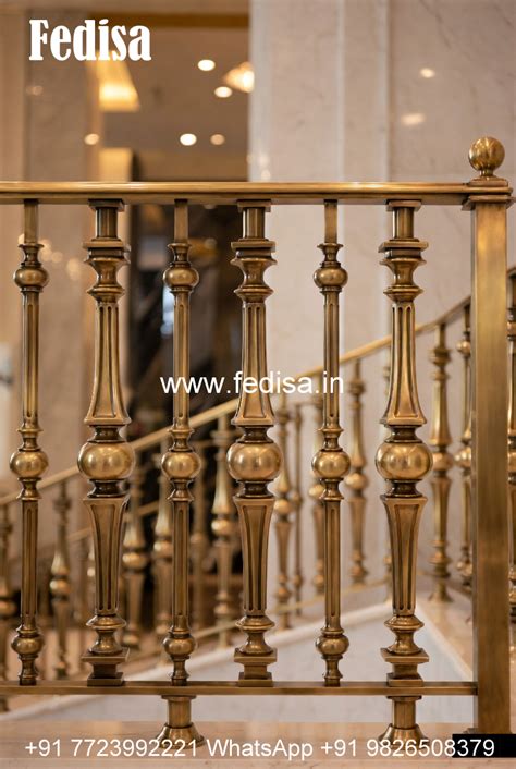Elegant Brass Balcony Railing Design Inspiration House Design With ...