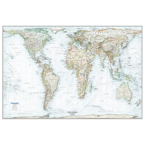 Buy Gall-Orthographic Projection | An Accurate World Wall | 36x24 Large ...