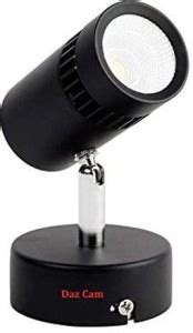 Daz Cam Black Body Adjustable Surface Mounted LED Spot Wall Light(Focus ...