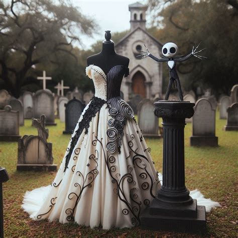9 "Nightmare Before Christmas" AI-Created Bridal Gowns