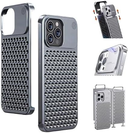 SLAKOP Compatible with iPhone 15 Pro/Pro Max Metal Case [Aviation ...
