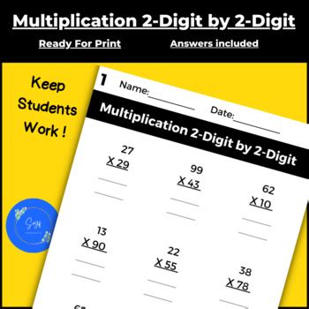 Standard Algorithm for 2 Digit Multiplication 的图像结果
