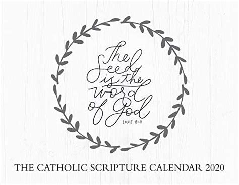 Buy Catholic Scripture Calendar 2020 Book Online at Low Prices in India ...