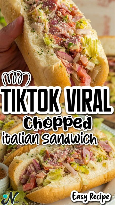 Viral Chopped Italian Sandwich Recipe