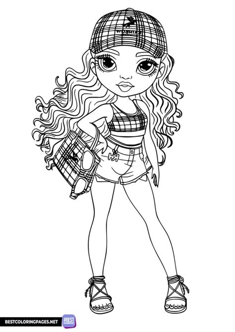 Rainbow High Printable Coloring Pages