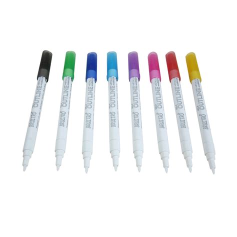 Brustro Self Outline Metallic Marker - SCOOBOO - BRUSTRO