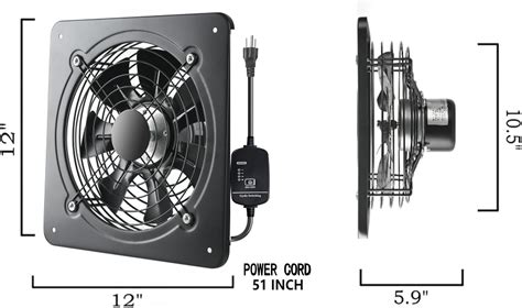 Gainsh Window Exhaust Fan Wall Mounted Ventilation Fan India | Ubuy