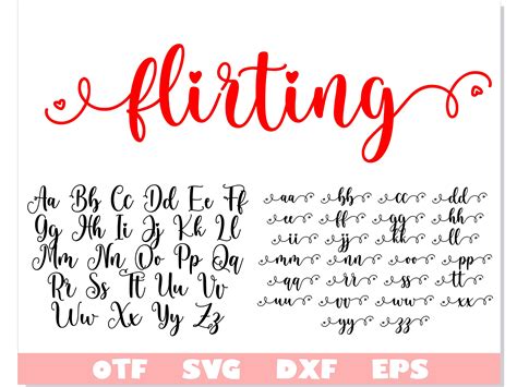 Font with Tails otf, Font with Hearts svg, Valentines Day Fo - Inspire ...