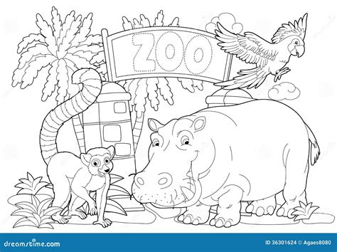 Zoo Coloring Pages