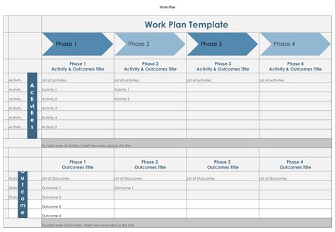 Image result for Work Plan Template