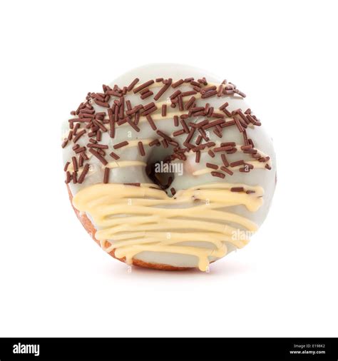 doughnut or donut isolated on white background cutout Stock Photo - Alamy