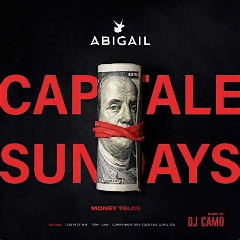 ABIGAIL SUNDAYS, Abigail, Washington, 7 May to 17 July | AllEvents