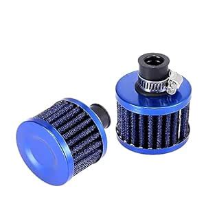 X AUTOHAUX 2 Pcs Universal 12mm Air Filter Cleaner Round Tapered ...
