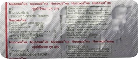 Nucoxia MR Tablet: Uses, Side Effects, Price, Dosage & More Info ...